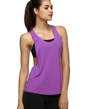 Load image into Gallery viewer, Summer Sexy Fitness Clothes Women Tank Tops Loose Workout Sleeveless Quick Dry Vest Singlet For Women T-shirt