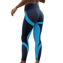 Load image into Gallery viewer, Workout Leggins Sexy Mesh Printed Leggings fitness For Women clothing Sporting mujer Elastic Slim Pants push up Dropshipping