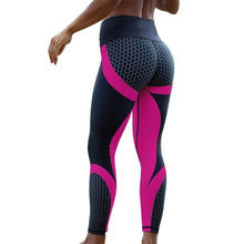 Load image into Gallery viewer, Workout Leggins Sexy Mesh Printed Leggings fitness For Women clothing Sporting mujer Elastic Slim Pants push up Dropshipping