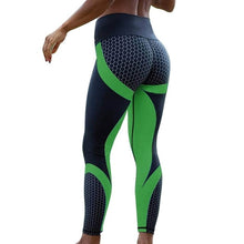 Load image into Gallery viewer, Workout Leggins Sexy Mesh Printed Leggings fitness For Women clothing Sporting mujer Elastic Slim Pants push up Dropshipping