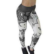 Load image into Gallery viewer, Workout Leggins Sexy Mesh Printed Leggings fitness For Women clothing Sporting mujer Elastic Slim Pants push up Dropshipping