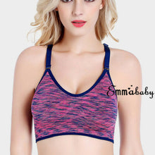 Load image into Gallery viewer, Women Yoga Fitness Stretch Workout Tank Seamless Racerback Padded Sports Running Bra Hot Tank Top