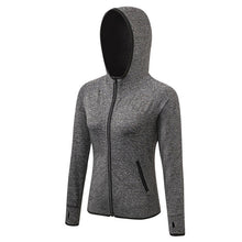 Load image into Gallery viewer, Women's Zipper Hoodies Sweatshirts Yoga Fitness Training Sports Coat Jacket SPSYL0092