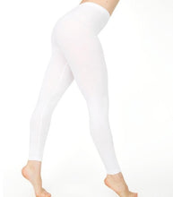 Load image into Gallery viewer, Women Cotton Leggings White Black Grey Solid Color Skinny Stretchy Pants Casual Sport Fitness Leggings