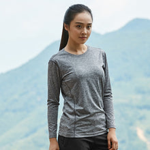 Load image into Gallery viewer, Fitness Women Seamless Sport Shirt Sports Wear For Women Gym Quick Dry Running Top Long Sleeve Workout Tops