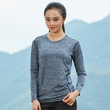 Load image into Gallery viewer, Fitness Women Seamless Sport Shirt Sports Wear For Women Gym Quick Dry Running Top Long Sleeve Workout Tops