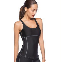 Load image into Gallery viewer, 2019 Summer Women's Tight-fitting Stitching Sports Tank Solid Color Vest Sexy Slim Sleeveless Fitness Vest