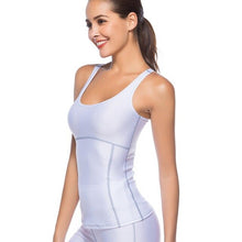 Load image into Gallery viewer, 2019 Summer Women's Tight-fitting Stitching Sports Tank Solid Color Vest Sexy Slim Sleeveless Fitness Vest
