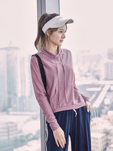 Load image into Gallery viewer, liser Women's clothes short coat jacket gym clothes fitness sports comfortable wild breathable
