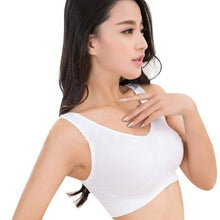 Load image into Gallery viewer, Hot Summer Women Stretch Athletic Vest Gym Fitness Sports Bra No Rims Full Cup Solid Bras Tops K2