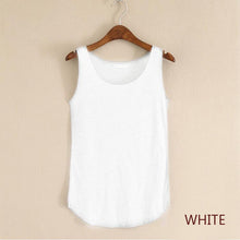 Load image into Gallery viewer, HOT summer Fitness Tank Top New T Shirt Plus Size Loose Model Women T-shirt Cotton O-neck Slim Tops Fashion Woman Clothes