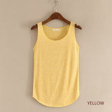 Load image into Gallery viewer, HOT summer Fitness Tank Top New T Shirt Plus Size Loose Model Women T-shirt Cotton O-neck Slim Tops Fashion Woman Clothes