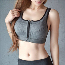 Load image into Gallery viewer, Sport Bra Women Sexy Female Fitness Bra Padded Top Female Bra Sleeveless Vest Quick Dry Elastic Running Gym Sport Vest Underwear