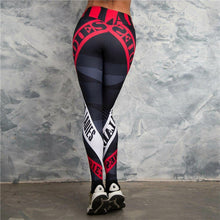 Load image into Gallery viewer, SVOKOR Letter Print Leggings Women Fitness High Waist Push Up Trousers Breathable And Comfortable Workout Girl Leggings