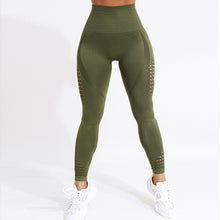 Load image into Gallery viewer, CHRLEISURE Women High Waist Push Up Leggings Hollow Fitness Leggins Workout Legging For Women Casual Jeggings 4Color
