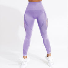 Load image into Gallery viewer, CHRLEISURE Women High Waist Push Up Leggings Hollow Fitness Leggins Workout Legging For Women Casual Jeggings 4Color