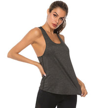 Load image into Gallery viewer, Women‘s Sports Gym Racer Back Running Vest Laides Fitness Solid Casual Jogging Singlet Soft Tank Tops 2019 New