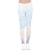 Load image into Gallery viewer, Brand Hot Sales Leggings Mandala Mint Print Fitness legging High Elasticity Leggins Legins Trouser Pants for women