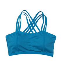 Load image into Gallery viewer, Women Bra Tank Tops Sleeveless Fitness Quick Dry Backless Across Camis With Padded Bra