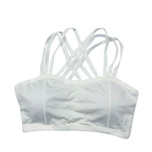 Load image into Gallery viewer, Women Bra Tank Tops Sleeveless Fitness Quick Dry Backless Across Camis With Padded Bra